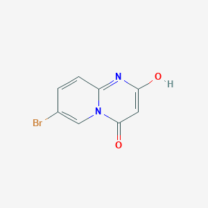molecular formula C8H5BrN2O2 B1384235 7-溴-2-羟基-4H-吡啶并[1,2-a]嘧啶-4-酮 CAS No. 355135-40-9