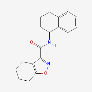 molecular formula C18H20N2O2 B13842357 N-(1,2,3,4-tetrahydronaphthalen-1-yl)-4,5,6,7-tetrahydro-1,2-benzoxazole-3-carboxamide 