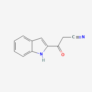 molecular formula C11H8N2O B13842427 Cyanoacetylindole 