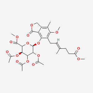 molecular formula C31H38O15 B13842455 1,4-Bis(benzyloxy)cyclohexane; 1,1'-[1,4-Cyclohexanediylbis(oxymethylene)]bisbenzene 