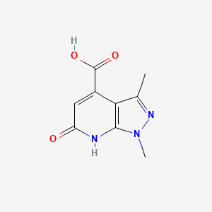 1,3-dimethyl-6-oxo-6,7-dihydro-1H-pyrazolo[3,4-b]pyridine-4-carboxylic acid