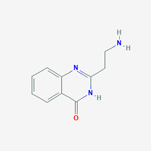 molecular formula C10H11N3O B1384248 2-(2-氨基乙基)喹唑啉-4(3H)-酮 CAS No. 437998-07-7