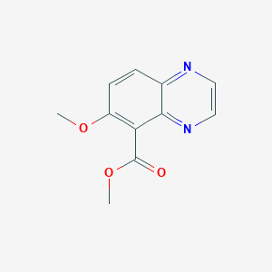 molecular formula C11H10N2O3 B13842492 Methyl 6-methoxyquinoxaline-5-carboxylate 