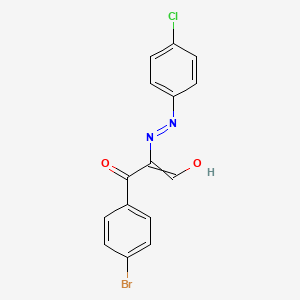 3-(4-Bromophenyl)-2-[2-(4-chlorophenyl)hydrazono]-3-oxopropanal