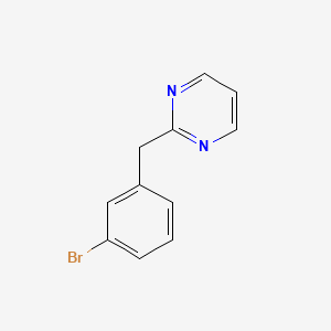 molecular formula C11H9BrN2 B13842528 2-[(3-bromophenyl)methyl]Pyrimidine 