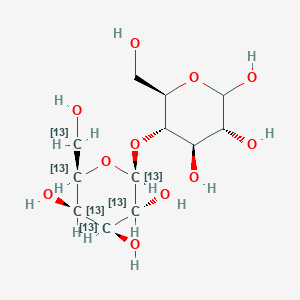 molecular formula C12H22O11 B13842568 [UL-13C6gal]Lactose 