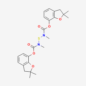molecular formula C24H28N2O6S B13842580 Biscarbofuran sulfide 