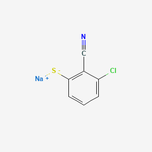 molecular formula C7H3ClNNaS B13842639 Sodium 3-chloro-2-cyanobenzenethiolate 