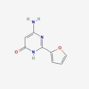 6-Amino-2-(furan-2-yl)pyrimidin-4(3H)-one