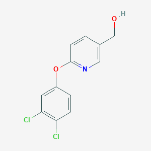 molecular formula C12H9Cl2NO2 B13842641 6-(3,4-dichlorophenoxy)-3-Pyridinemethanol CAS No. 1160430-77-2