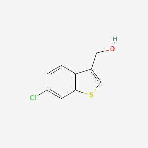 molecular formula C9H7ClOS B13842756 (6-Chloro-1-benzothiophen-3-yl)methanol 