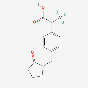 molecular formula C15H18O3 B13842772 Loxoprofen-d3 