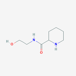 molecular formula C8H16N2O2 B13842811 N-(2-hydroxyethyl)piperidine-2-carboxamide 