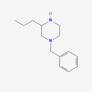 molecular formula C14H22N2 B13842847 1-Benzyl-3-propylpiperazine 