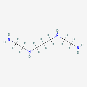 molecular formula C7H20N4 B13842851 N,N'-Bis(2-aminoethyl)-1,3-propanediamine-D20 