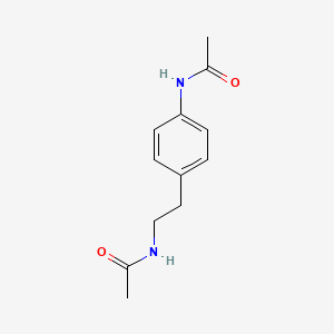 molecular formula C12H16N2O2 B13842911 N-[2-(4-acetamidophenyl)ethyl]acetamide 