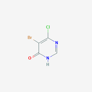 molecular formula C4H2BrClN2O B1384301 5-Bromo-6-chloro-4(3H)-pyrimidinone CAS No. 89089-19-0