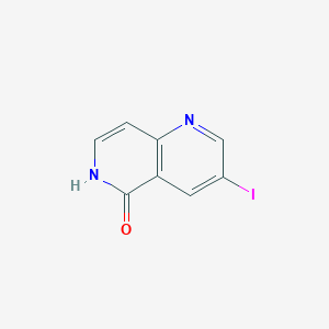 molecular formula C8H5IN2O B13843031 3-Iodo-1,6-naphthyridin-5(6H)-one 