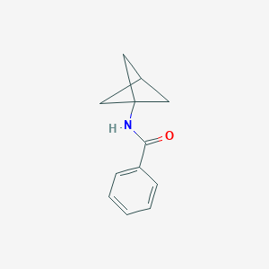 molecular formula C12H13NO B138431 N-(Bicyclo[1.1.1]pentan-1-yl)benzamide CAS No. 151361-59-0