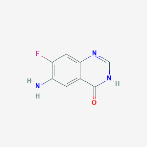 6-Amino-7-fluoro-3,4-dihydroquinazolin-4-one