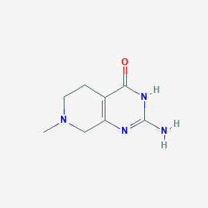 2-amino-7-methyl-5,6,7,8-tetrahydropyrido[3,4-d]pyrimidin-4(3H)-one