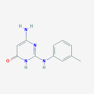 6-amino-2-[(3-methylphenyl)amino]pyrimidin-4(3H)-one