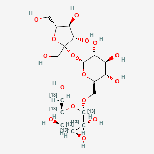 molecular formula C18H32O16 B13843230 D-(+)-Raffinose-13C6 