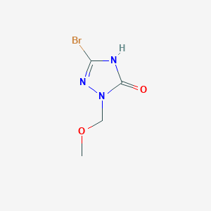 5-bromo-2-(methoxymethyl)-2,4-dihydro-3H-1,2,4-triazol-3-one