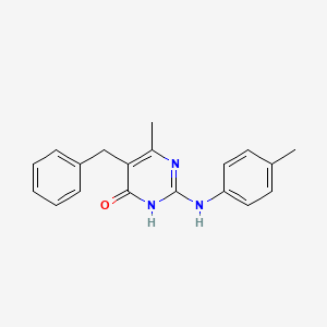5-benzyl-6-methyl-2-[(4-methylphenyl)amino]pyrimidin-4(3H)-one