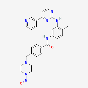 molecular formula C28H28N8O2 B13843260 N-Desmethyl N-Nitroso Imatinib 