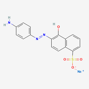 molecular formula C16H12N3NaO4S B1384328 Acid Brown 4 CAS No. 5858-51-5