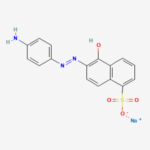 Sodium 6-((4-aminophenyl)azo)-5-hydroxynaphthalene-1-sulphonate