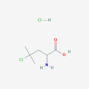 2-Amino-4-chloro-4-methylpentanoic acid hydrochloride