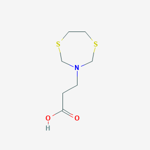 3-(1,5,3-Dithiazepan-3-yl)propanoic acid