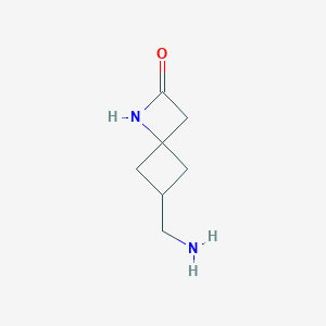 6-(Aminomethyl)-1-azaspiro[3.3]heptan-2-one
