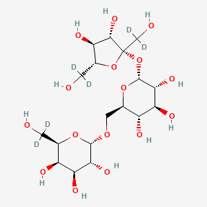 molecular formula C18H32O16 B13843389 D-(+)-Raffinose-d6 