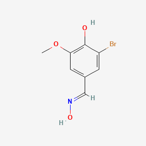 molecular formula C8H8BrNO3 B1384339 3-Bromo-4-hydroxy-5-methoxybenzaldehyde oxime, AldrichCPR CAS No. 285560-80-7