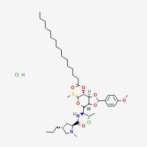 molecular formula C42H70Cl2N2O7S B13843421 3,4-O-p-Anisylideneclindamycin Palmitate Hydrochloride 