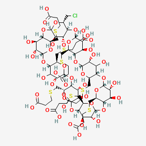 molecular formula C69H107ClO46S7 B13843459 Monochloro Sugammadex Sodium 