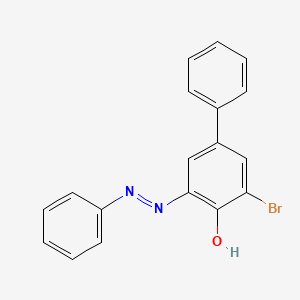 3-Bromo-5-(phenyldiazenyl)biphenyl-4-ol