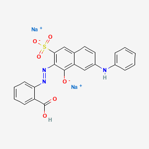 Disodium 2-((1-hydroxy-7-(phenylamino)-3-sulphonato-2-naphthyl)azo)benzoate