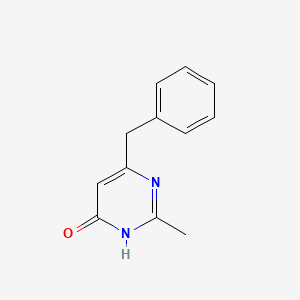 molecular formula C12H12N2O B1384350 6-Benzyl-2-methylpyrimidin-4-ol CAS No. 95395-84-9