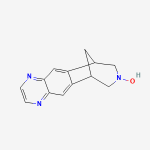 molecular formula C13H13N3O B13843507 N-Hydroxy varenicline 