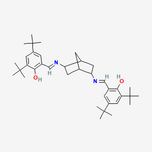 (1R,2R,4R,5R)-2,5-Bis(3,5-di-tert-butyl-2-hydroxybenzylideneamino)bicyclo[2.2.1]heptane