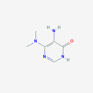 5-Amino-6-(dimethylamino)-3,4-dihydropyrimidin-4-one