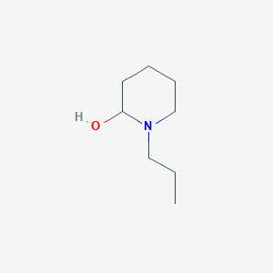 molecular formula C8H17NO B13843588 1-Propylpiperidin-2-ol 