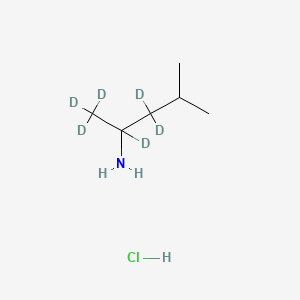 molecular formula C6H16ClN B13843672 1,3-Dimethylbutylamine-d6 Hydrochloride 