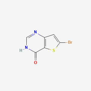 molecular formula C6H3BrN2OS B1384375 6-Bromothieno[3,2-d]pyrimidin-4(3H)-one CAS No. 215927-36-9