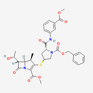 molecular formula C32H35N3O9S B13843751 Ertapenem N-Carboxybenzyl Dimethyl Ester 