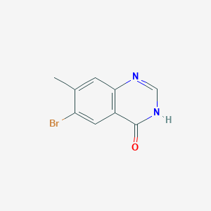 molecular formula C9H7BrN2O B1384377 6-bromo-7-methylquinazolin-4(3H)-one CAS No. 943605-85-4